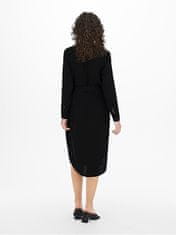 Jacqueline de Yong Dámské šaty JDYRACHEL Regular Fit 15267419 Black (Velikost XS)
