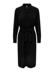 Jacqueline de Yong Dámské šaty JDYRACHEL Regular Fit 15267419 Black (Velikost XS)