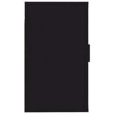 Greatstore Nástěnná TV skříňka černá 40 x 34,5 x 60 cm