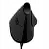 Myš optická ID0158 ergonomická vertikální 1000 DPI černá