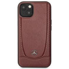 MERCEDES MEHCP14MARMRE hard silikonové pouzdro iPhone 14 PLUS 6.7" red Leather Urban Bengale