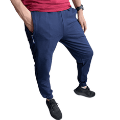 Moraj Pánské tmavě modré teplákové kalhoty 2XL