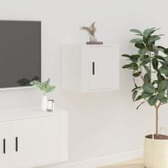 Greatstore Nástěnná TV skříňka bílá 40 x 34,5 x 40 cm