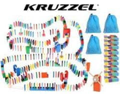 Kruzzel Dřevěné domino barevné 1080 ks Kruzzel 9397
