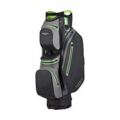 BENNINGTON Golfový bag Cart Bag CARRIER - Waterproof, Black / Canon Grey / Lime