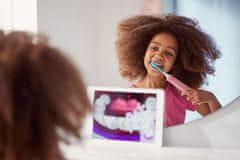 Philips Sonický elektrický zubní kartáček dětský s bluetooth růžový