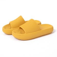 CoZy Pohodlné protiskluzové pantofle 37-38, žlutá