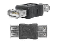 LTC Spojka USB-AF/ USB-AF černá
