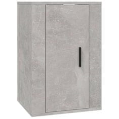 shumee 4dílný set TV skříněk betonově šedý kompozitní dřevo