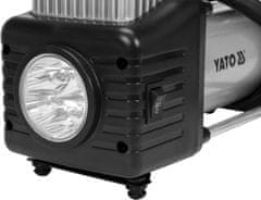 YATO Kompresor 12V s LED svítilnou 250W