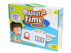 Mikro Trading Puzzle "řekni čas" 30 ks v krabičce