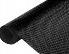 Korbi Protiskluzová podložka do zásuvek, 300x50 cm, černá priesvitná