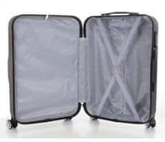 T-class® Cestovní kufr VT1701, černá, L