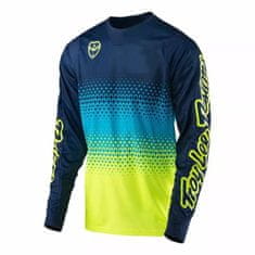 MUCKYNUTZ Cycling Downhill/MTB cyklistický dres Troy Lee modrožlutý