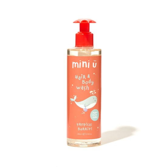 Mini U Dětský hydratační šampon 2v1 Tropical Berries Hair & Body