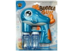 Pistole na mýdlové bubliny na baterie Modrá