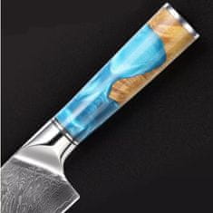 IZMAEL Damaškový kuchyňský nůž Hanamaki-Bílá KP14031