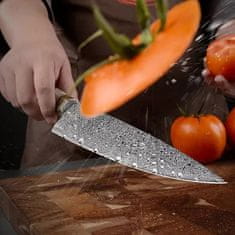 IZMAEL Damaškový kuchyňský nůž Sakai-Chef/Bílá KP20110