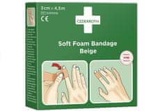 CEDERROTH Cederroth Soft Foam Bandage Béžová, 3cmx450cm