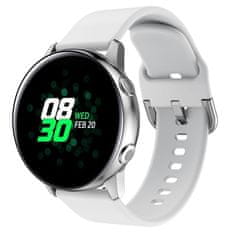 BStrap Silicone V2 řemínek na Samsung Galaxy Watch 3 41mm, white