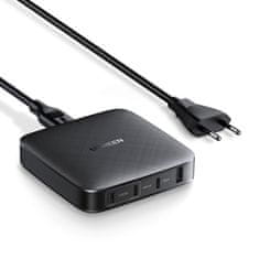 shumee Síťová nabíječka 3x USB-C 1x USB 100W PD černá