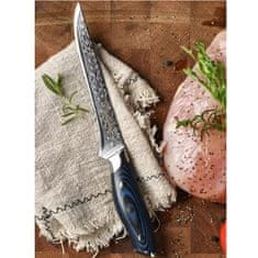 IZMAEL Sada damaškových kuchyňských nožů Akita-Modra KP20182