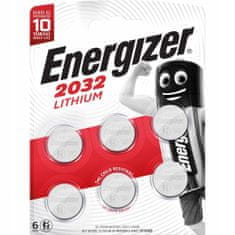 Energizer Baterie Lithium CR2032 3 V 6 ks.