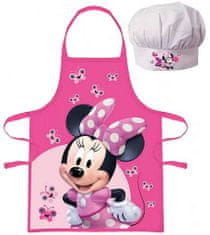 Disney Dívčí kuchařská zástěra s čepicí - Minnie s motýlkama 