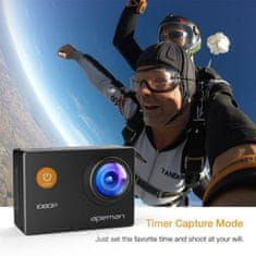 Apeman Poškozený obal - Odolná digitální kamera A66, Full HD 1080p, vodotěsné pouzdro do 30m