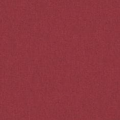 Vidaxl Dětská ohrádka s matrací červená lněná tkanina