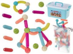 KIK Magnetické bloky pro malé děti 100 kusů