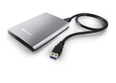 Verbatim HDD 2.5" 2TB USB 3.0 stříbrný, Green Button, externí harddisk Store &apos;n&apos; Go