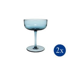 Villeroy & Boch Sada širokých sklenic na šampaňské z kolekce LIKE GLASS ICE, 2 ks