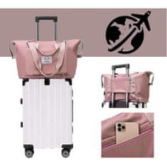 Sofistar Skládací cestovní taška - voděodolná, růžová
