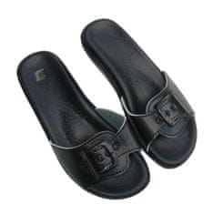 Befado zdravotní pantofle hladké FUSBET-jednopáskové (1pF) černé velikost 37