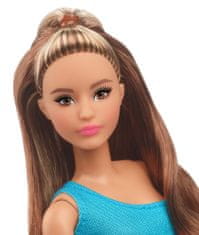 Mattel Barbie Looks Brunetka s culíkem HJW82