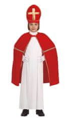 Dětský kostým - plášť Mikuláš - Vánoce - 75 cm