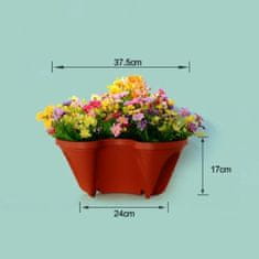 HOME & MARKER® Vertikální sada pro květináče (3ks), cihla | PLANTUP 