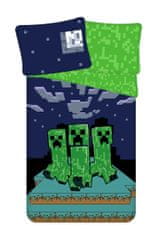 Jerry Fabrics  Povlečení bavlna Minecraft Sssleep Tight 140x200, 70x90 cm