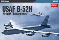 Academy Boeing B-52H Stratofortress, USAF, 20th BS "Buccaneers", Model Kit letadlo 12622, 1/144
