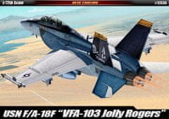 Academy Boeing F/A-18F Super Hornet, US NAVY, VFA-103 "Jolly Rogers" MCP, Model Kit 12535, 1/72