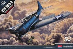 Academy Douglas SBD-2 Dauntless, US NAVY, "Bitva u Midway", Model Kit 12335, 1/48