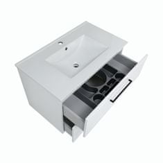 BPS-koupelny Koupelnová skříňka s keramickým umyvadlem Step W 80
