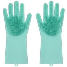 Verk Silikonové mycí rukavice na nádobí color 2 ks