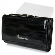 Alessandro Paoli Z21 Dámská kožená peněženka RFiD černá