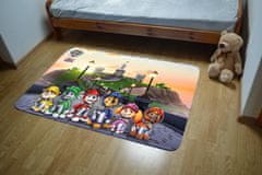 Nickelodeon Ultraměkký koberec, Paw Patrol, Štěňátka v akci, 100x150cm