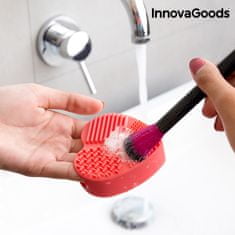 InnovaGoods Pomůcka na čištění štětců na make-up, srdce