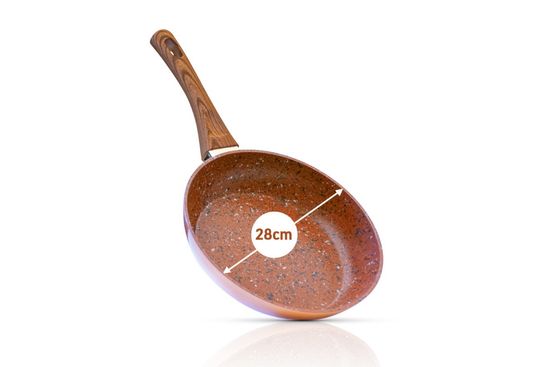 Zaparkorun.cz Pánev Copper & Stone Pan, 28 cm, Livington