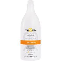 Alfaparf Milano Yellow Repair je regenerační šampon pro poškozené vlasy, navrací jim hebkost a hladkost, 1500ml
