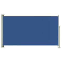 Greatstore Zatahovací boční markýza 170 x 300 cm modrá